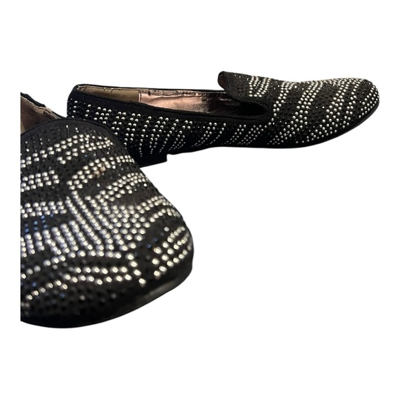 Wanted Black Rhinestone Loafers – Size 10 - Picture 3 of 10